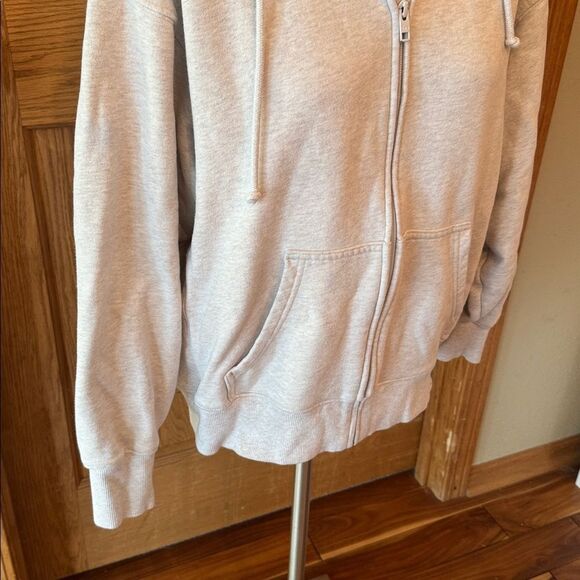 ARITZIA TNA Sweatfleece Terry Fleece Boyfriend Fit Zip Up Hoodie - Picture 3 of 9